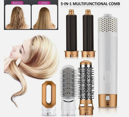 5-in-1 Hot Air Hair Styler Brush