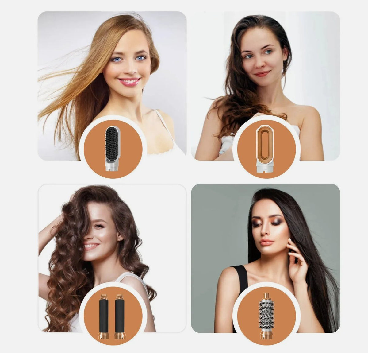 5-in-1 Hot Air Hair Styler Brush