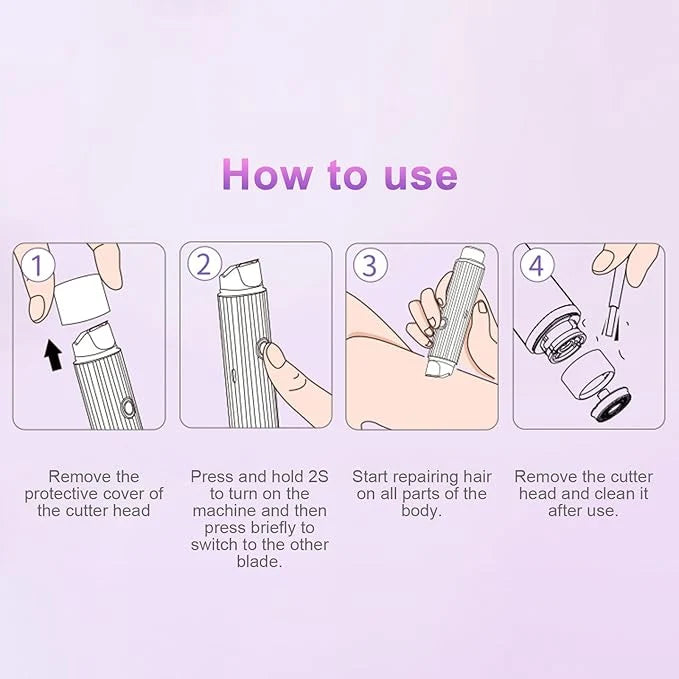 Double Head Wet & Dry Electric Shaver