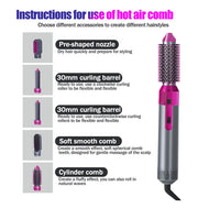 5-in-1 Ceramic Hot Air Styling Brush